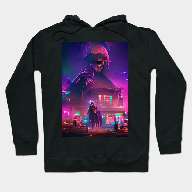 HALLOWEEN IN A FUTURE AMERICA Hoodie by sailorsam1805